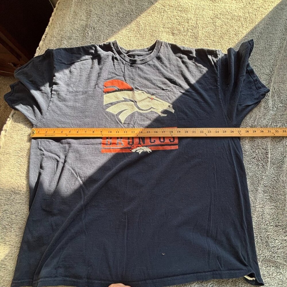 NFL Team Apparel Denver Broncos Men Shirt Size 3XL Football Graphic Print 18917x - Picture 4 of 8